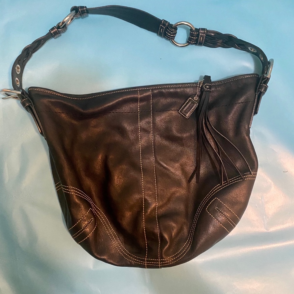 Large Black Coach Bag